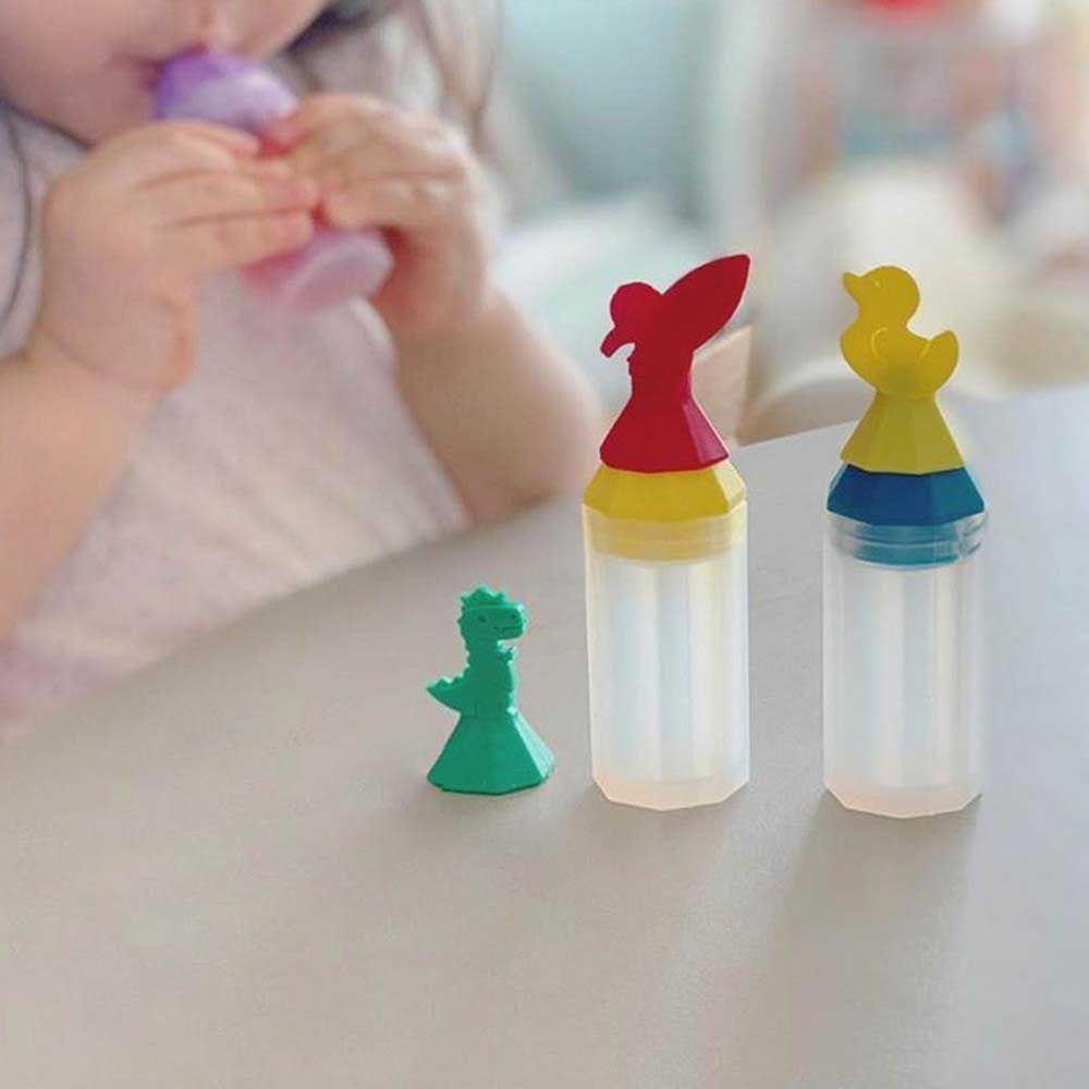 Top 3pcs/set Botol Pencet Saus Cuka Tahan Debu Dapur Gadget Dispenser Bottle