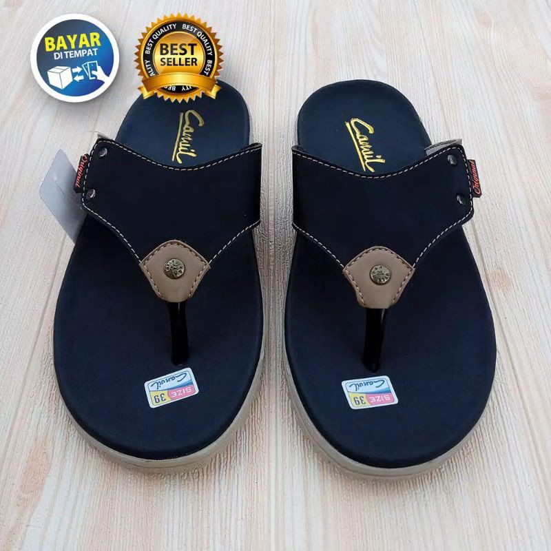 SANDAL PRIA JAPIT KULIT/ SANDAL MONDAY PRIA //SENDAL JEPIT PRIA