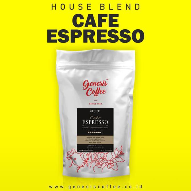 

BIG SALE! GENESIS COFFEE Cafe Espresso - Arabica Colombia Indonesia Coffee Blend