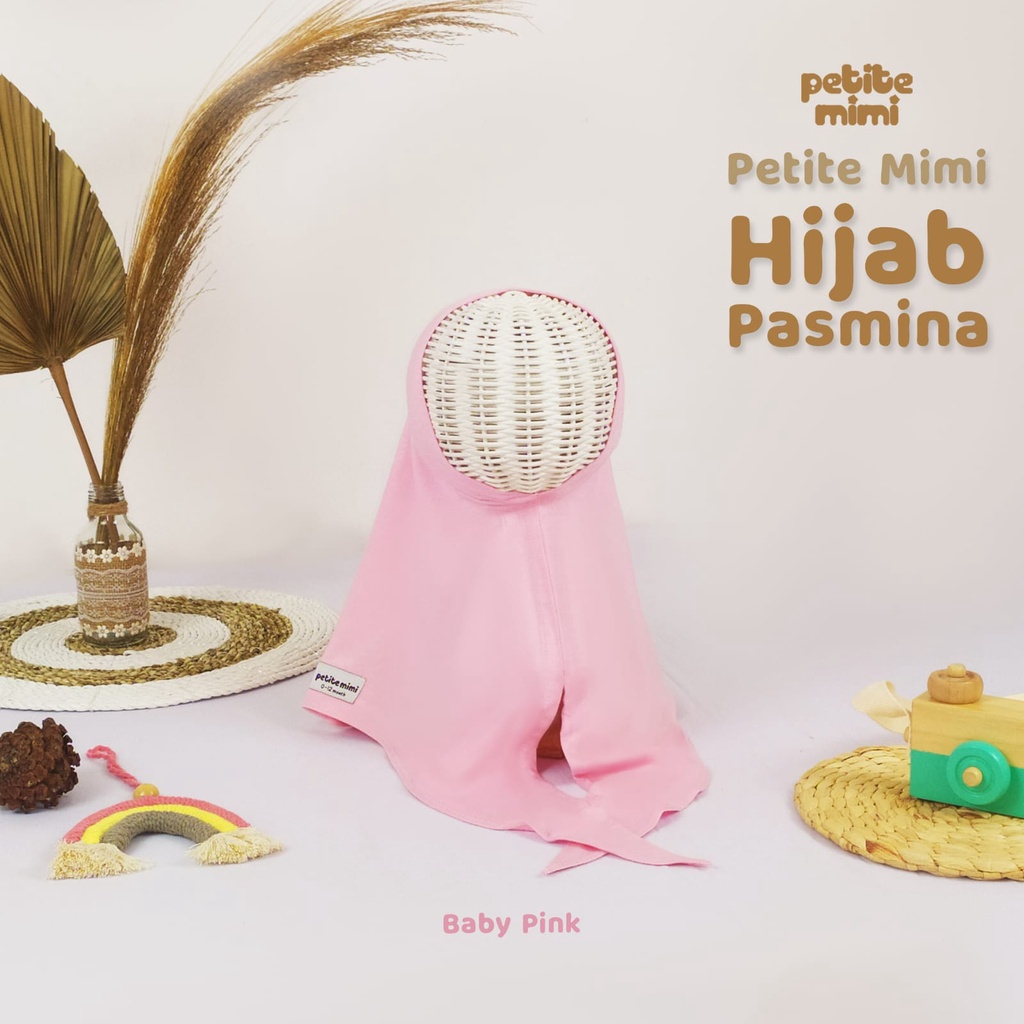 Petite Mimi - Hijab Bayi Pashmina Bayi Kerudung Bayi SNI  0-2 Tahun - Hijab Pasmina (Tersedia varian warna dan ukuran)