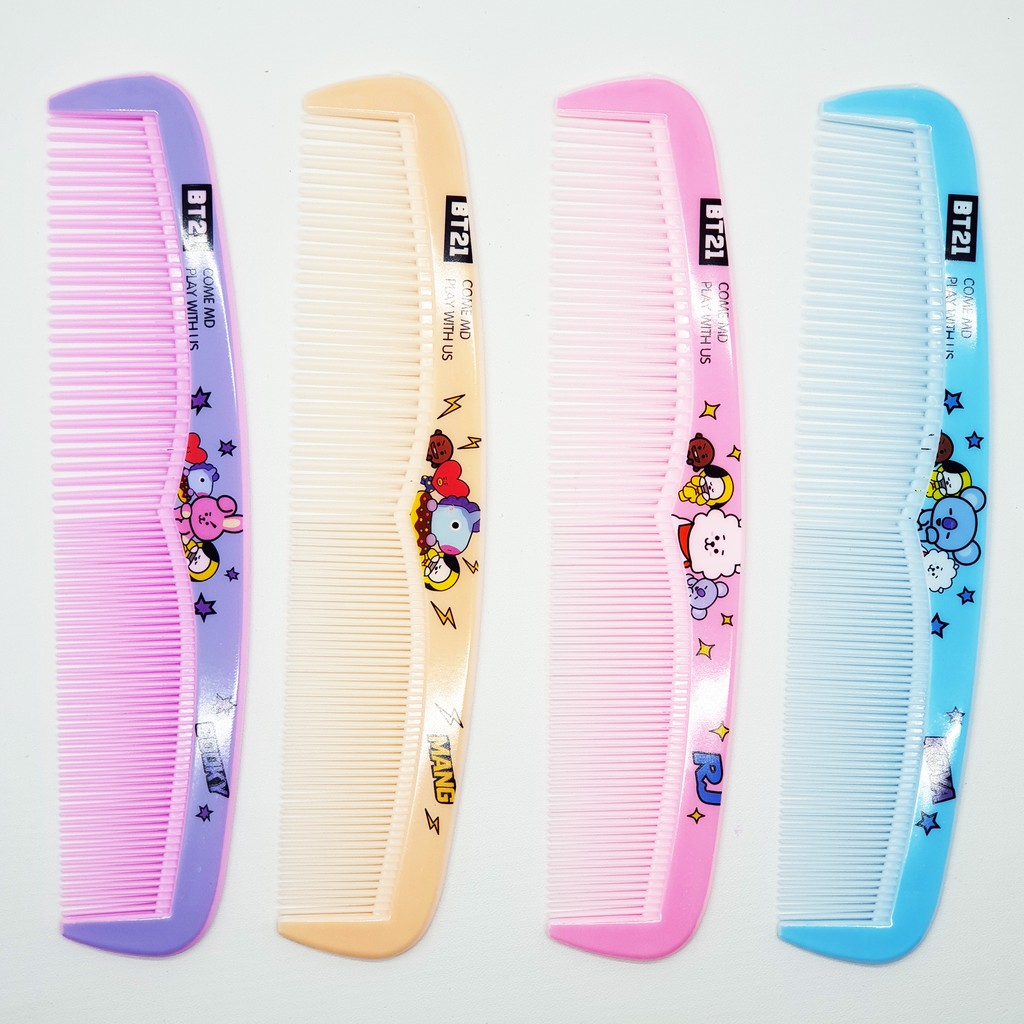 SISIR PANJANG FULL MOTIF WARNA WARNI / SISIR RAMBUT KARAKTER LUCU