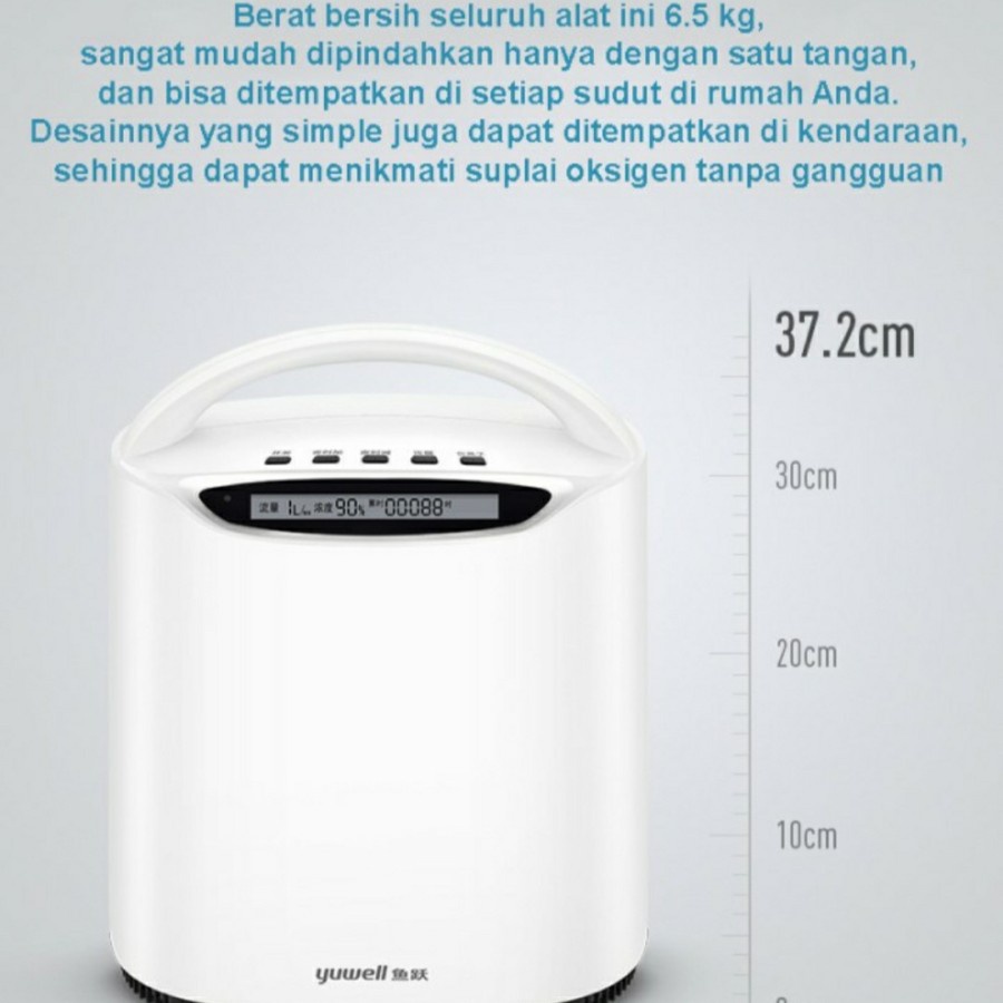 Yuwell Homecare YU500 Oxygen Concentrator Ready Mesin Oksigen Generator