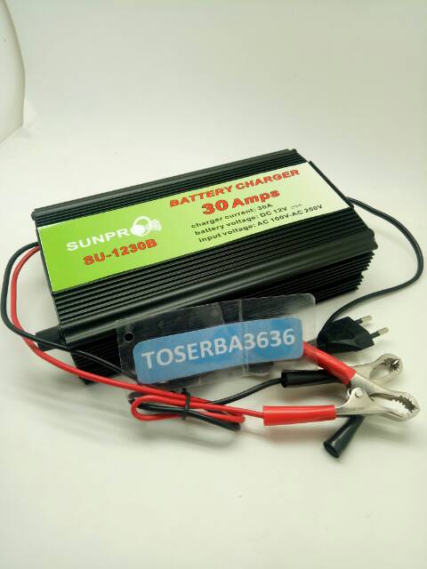 Charger Battery SU-1230B / Cas Aki Sunpro SU 1230B