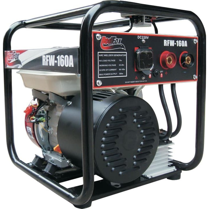 NEW MESIN LAS GENERATOR GENSET REDFOX RFW 160 A BENSIN HARGA PROMO BERKUALITAS