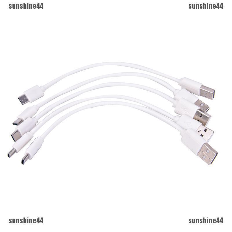 Sun44 Kabel Charger Lightning Mini Pendek 22cm 8Pin USB Untuk iPhone 5s 5c 6 6s SE 7