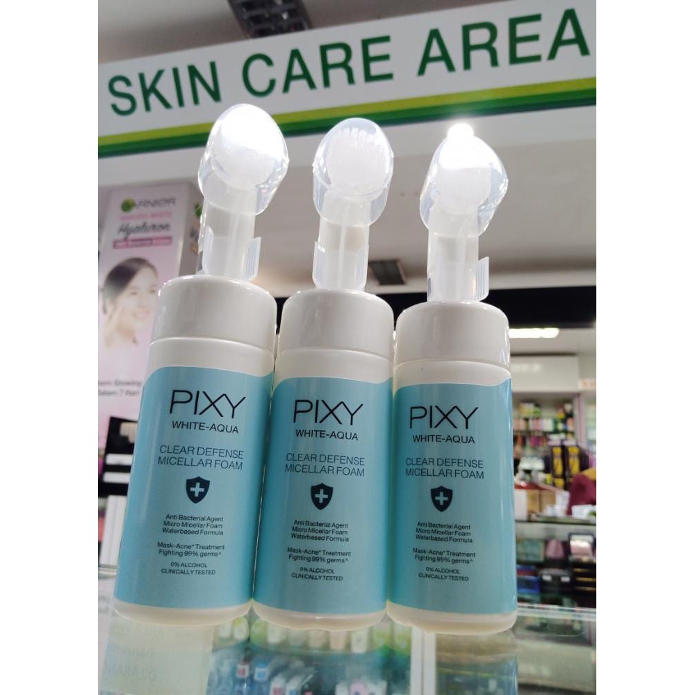 PIXY WHITE AQUA CLEAR DEFENSE MICELLAR FOAM