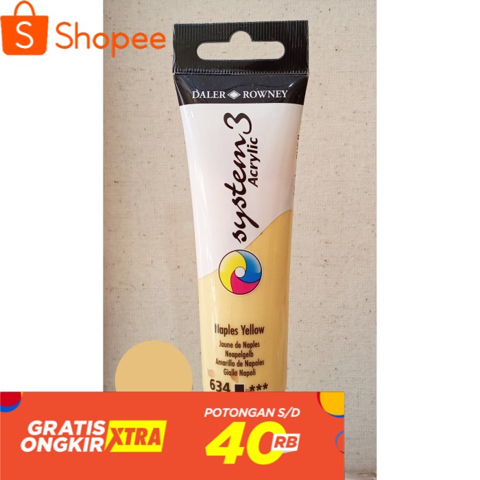 

Cat Akrilik System 3 59 ml warna Naples Yellow