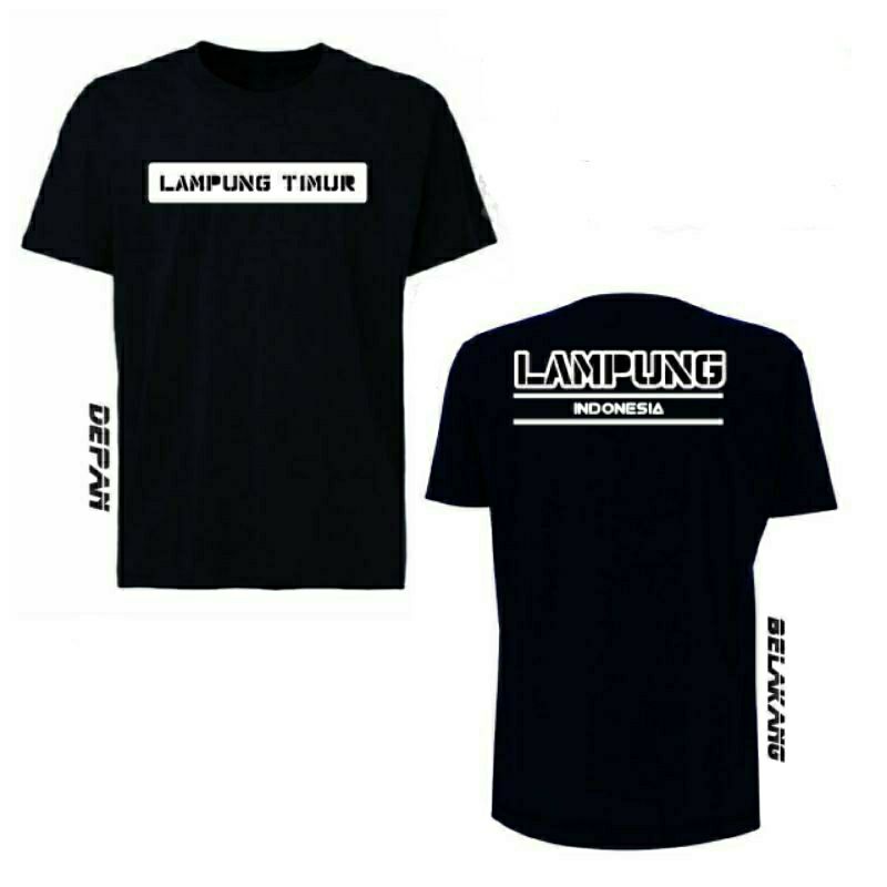 R.S.Baju T-shirt Kaos LAMPUNG TIMUR Lampung Indonesia l kaos anak rantau