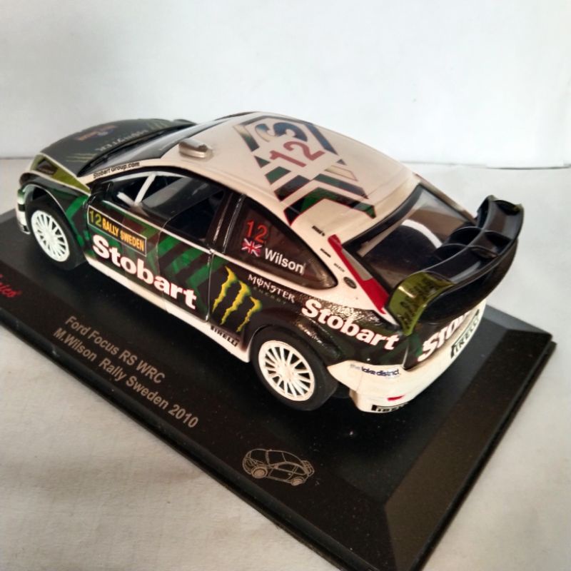 diecast miniatur mobil Ford focus Sweden 2010 ori
