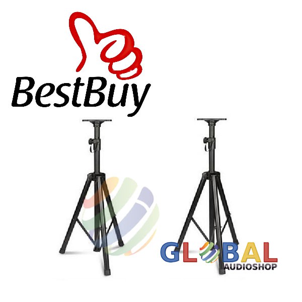 TRIPOD / STAND UNTUK SPEAKER JBL BMB YAMAHA 10&quot; SAMPAI 15'' - Hitam