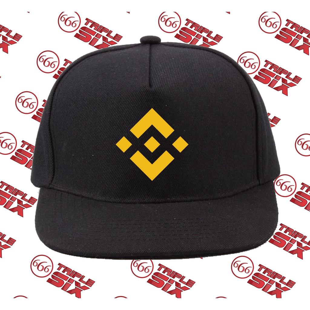 Topi Snapback Cotton Crypto Currency Binance Exchange BNB