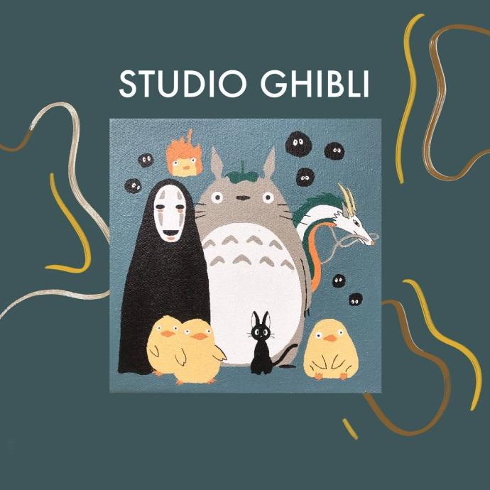 Jual Paint By Number Studio Ghibli Bypainters Painting Set   C7bd7314b959b16f2b99e6bc83827af1