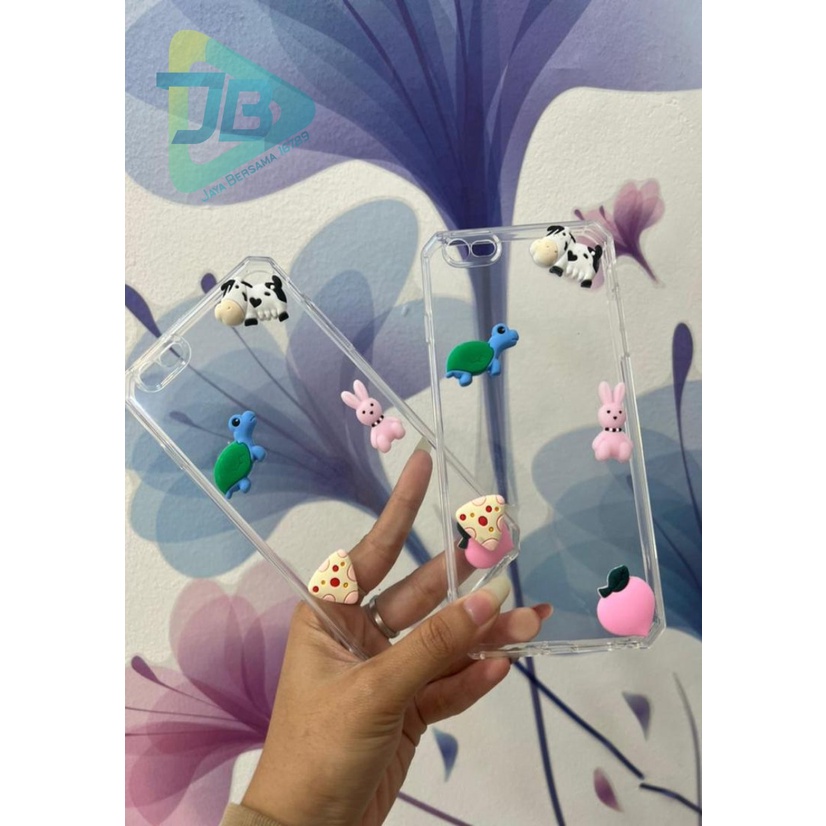 Y022 CLEAR CASE SOFTCASE CLEAR JELLY KARAKTER 3D CUTE XIAOMI REDMI 8 9 9A 9C NOTE 8 9 10 PRO JB5330