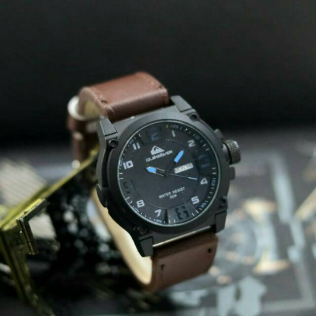 Jam Tangan Quick Silver Tali Kulit