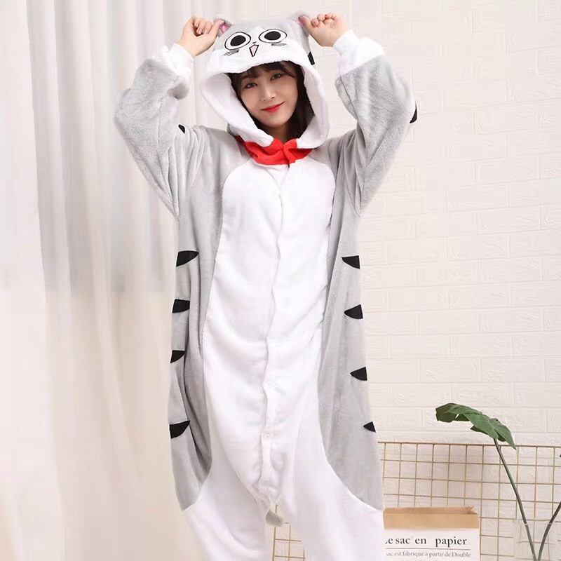 BAJU ONESIE NYANKO SENSEI KUCING KOSTUM PIYAMA