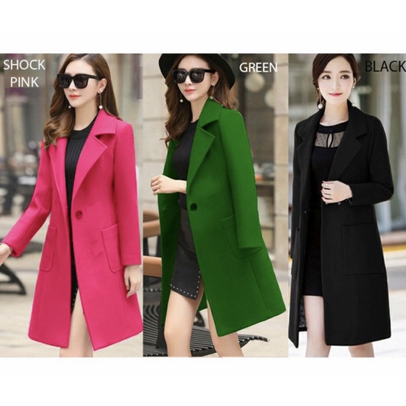 Long blazer coat