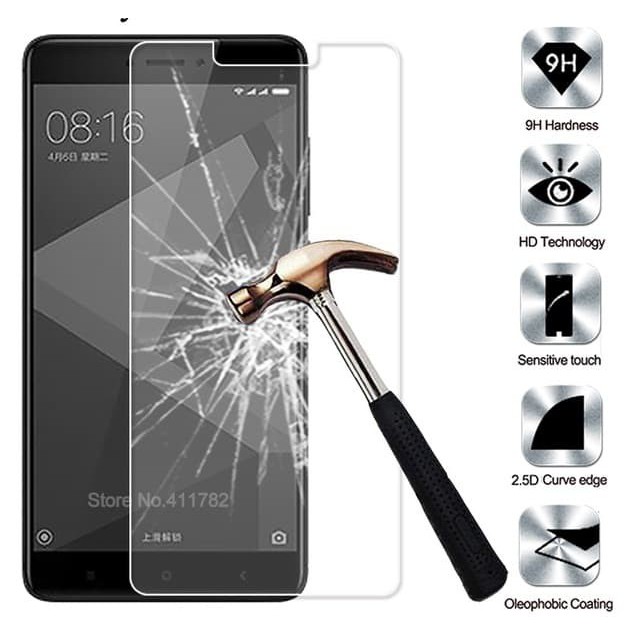 Lenovo A1000 / A6000 / A6600 Tempered Glass Clear Anti Gores Kaca Bening