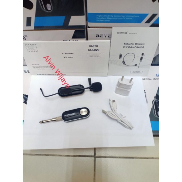 Mic wireless BAYERMIC BM 1C clip on mic  imam.pidato.mc.all