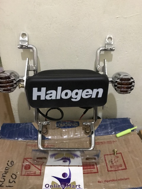 Lampu topi tutup halogen variasi rx king