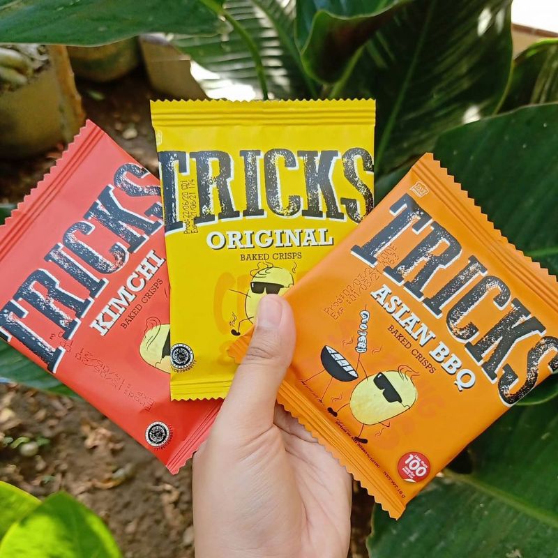 

{Promo}Tricks Baked Crips 18 gr- 5 varian Rasa Rendah kalori - 1 Pcs.{Anda Belanja Anda beramal}