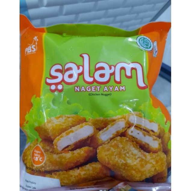 

Chicken Nugget / Naget Ayam Salam isi 50 Neto 500gr
