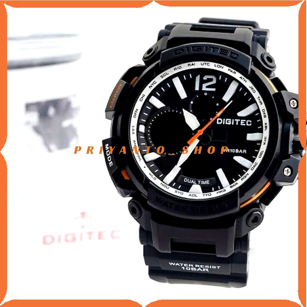 BEST SELLER STRAP TALI JAM DIGITEC DG 2120T RUBBER WATCH BEND DIGITEC 2120T TERMURAH MANTULL