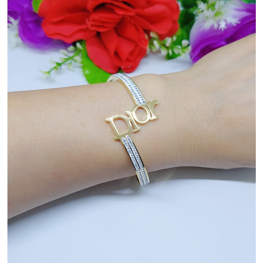 Titanium gelang mata full perhiasan jewelry 0189