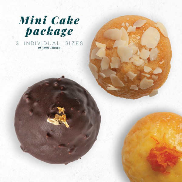 

Mini Cake Package - 3 cakes of your choice