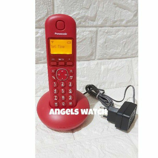 angelswatch telepon wireless panasonic KX-TGB210 TGB210 merah( red colour)