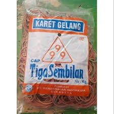 

KARET GELANG CAP TIGA SEMBILAN KEMASAN 1 KG