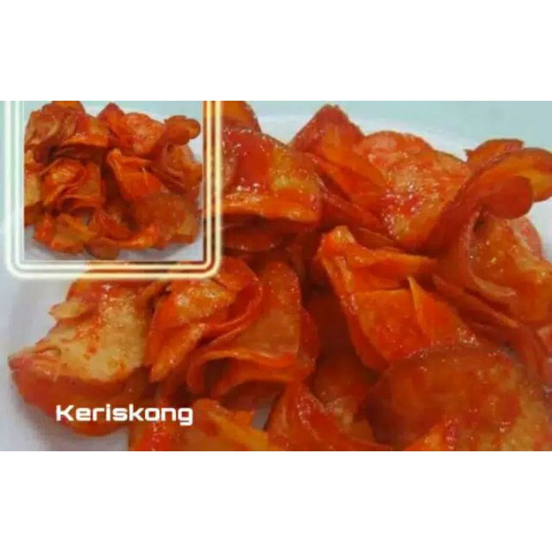 

2Xbtygneal Sakha Snack ) () 250Gram Keripik Singkong Balado Pedas