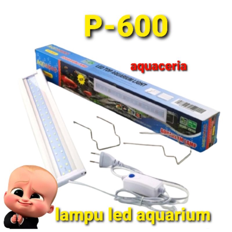 lampu aquarium led duduk aquaman p 600