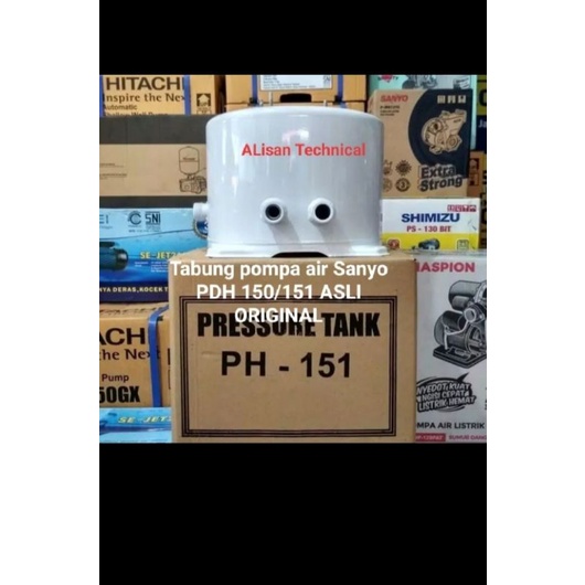 Tabung tangki pompa air otomatis Sanyo PH 151 PH 150 ASLI ORIGINAL