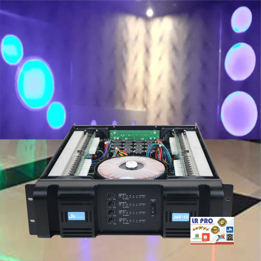 Power amplifier Jk coustic JAF 12 ( 4x1200 watt )