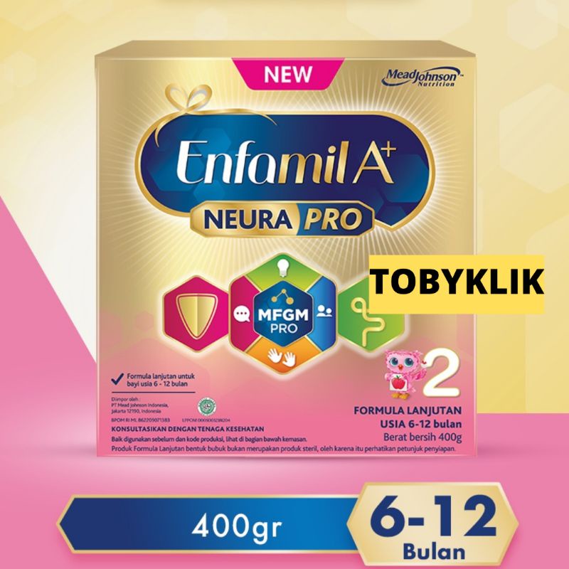 ENFAMIL / ENFA A+ tahap 2 usia 6-12 bulan 400gr