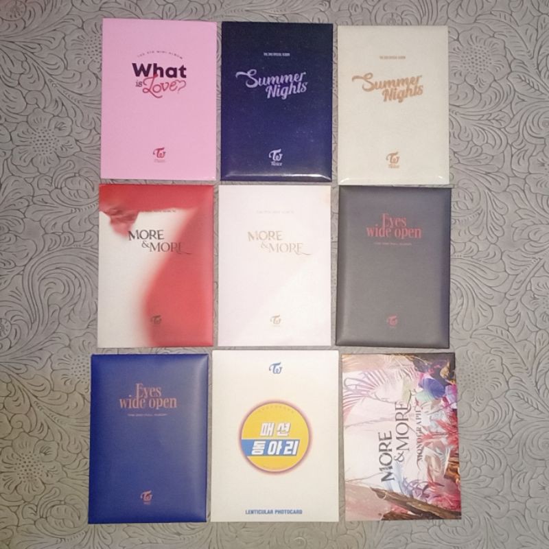 Official Twice Photocard Amplop / Envelope Feel Special Monograph &twice happy-happy Twicelights