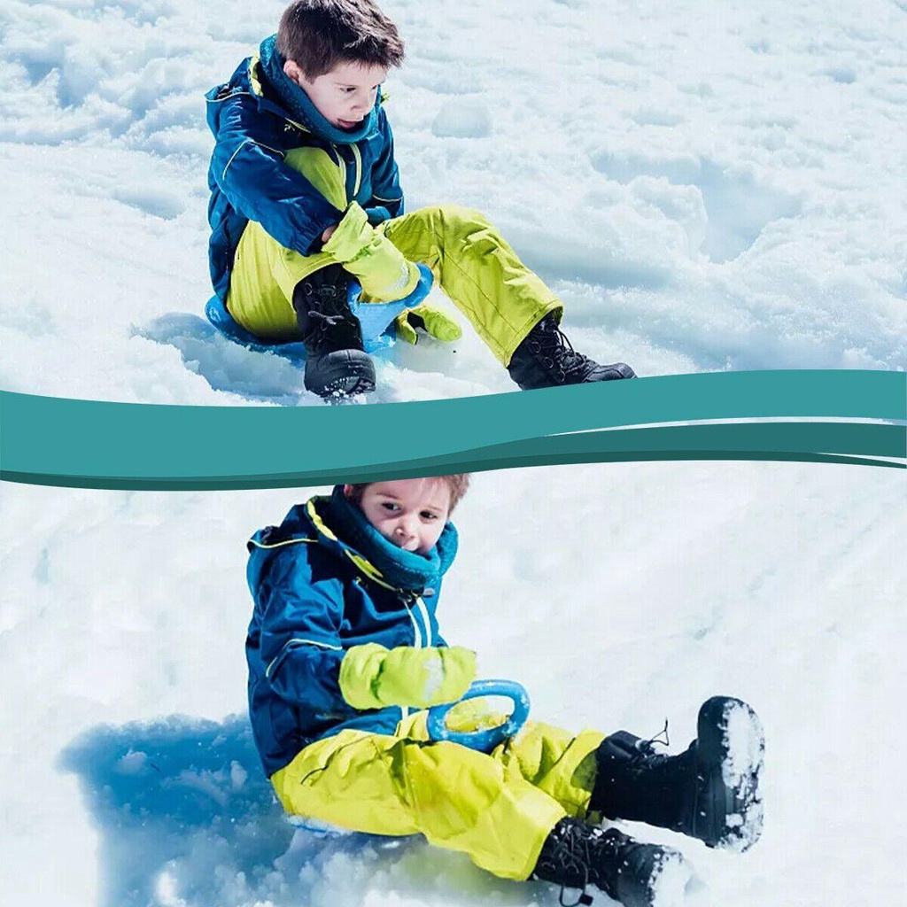 Suyo Kids Snow Sledge Rumput Sleigh Plastik Toboggan Papan SKI