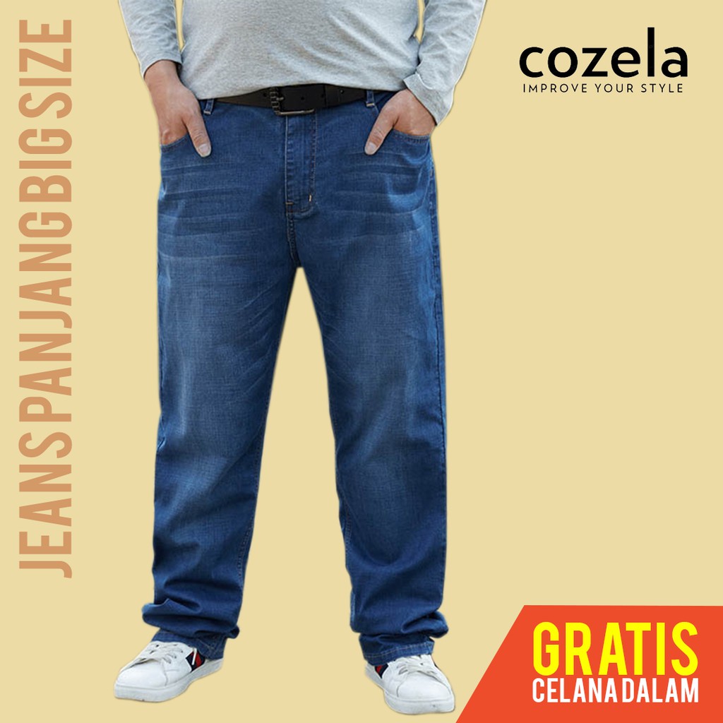 Celana Jeans Pria Jumbo Levis Jins Cowok Big Size Lepis Standar Laki Laki Besar Bigsize Cowo Murah
