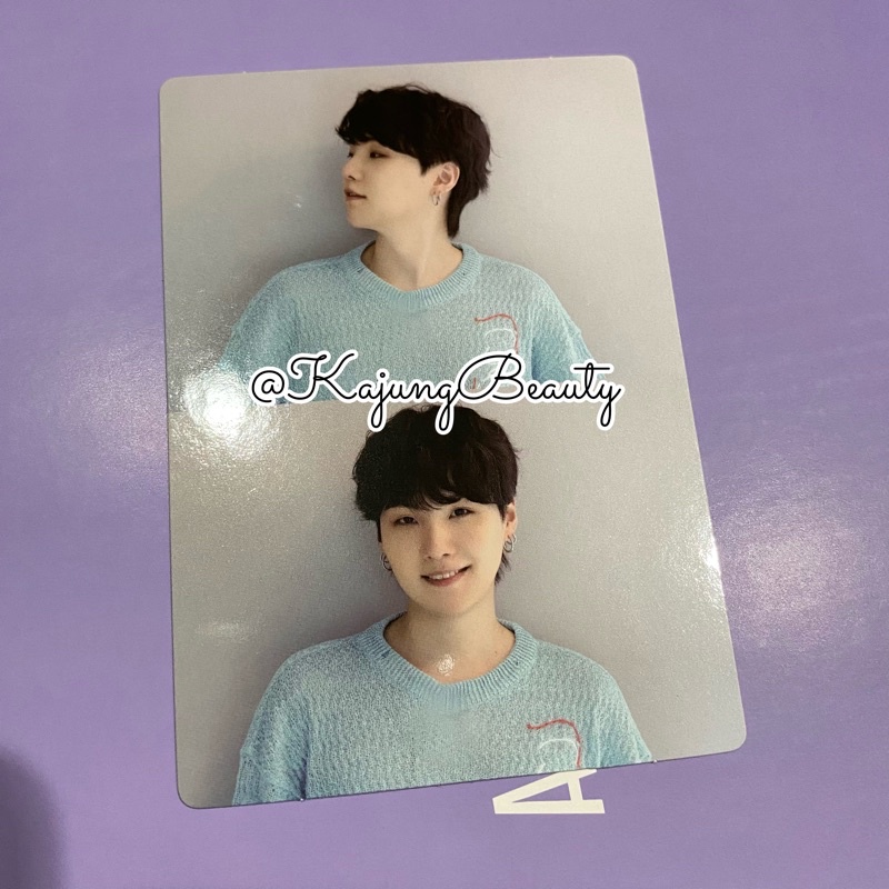 100% official BTS merch box 3 photocard PC official suga yoongi