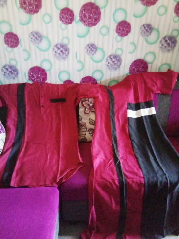 Baju Gamis Nibras Sarimbit Couple Kapelan Seragam Lebaran