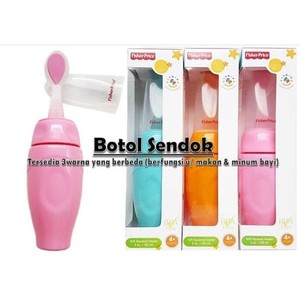 FISHER PRICE Soft SQUEEZE FEEDER / BOTOL SENDOK Bayi - Spoon Bottle - Alat MPASI - SNI BPA FREE