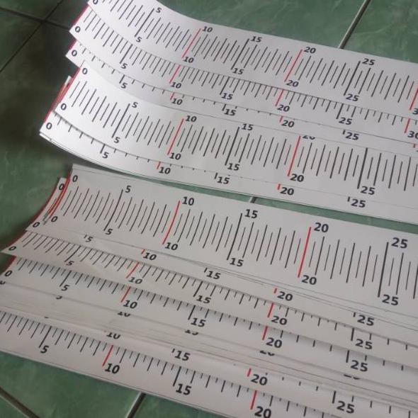 

Realpct Sticker Ukur Ikan Koi Stiker Penggaris Koi 60cm