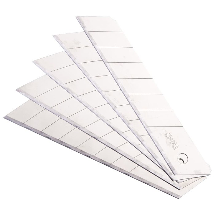 

kertas-pemotong- deli - w40650 / besi isi ulang cutter 5 pc / peralatan kantor murah -pemotong-