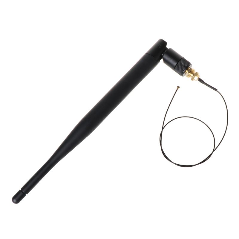 Cre 2x 6dBi for M.2 IPEX MHF4 Kabel U.fl to RP-SMA Wifi Antena Set Kabel Sinyal