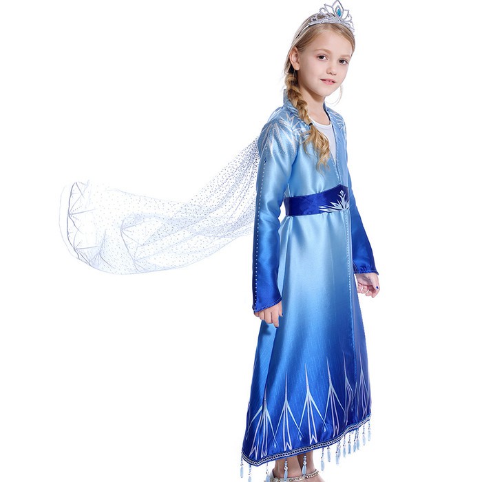 ELSA DRESS FROZEN 2 COSTUME kostum princess elsa frozen2