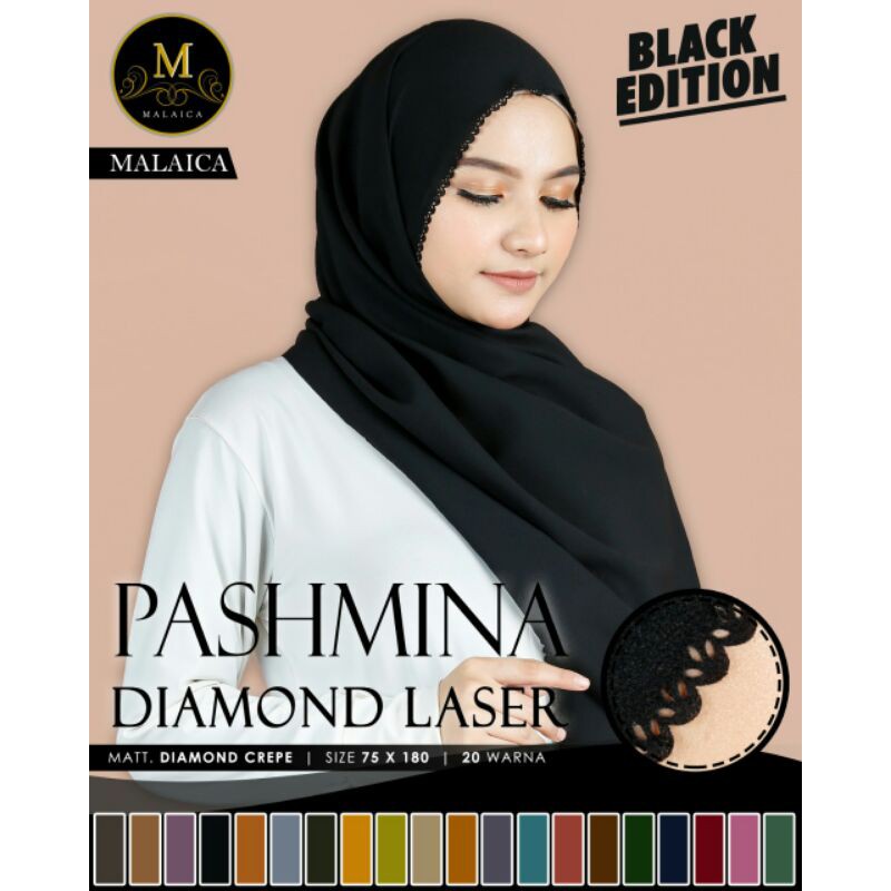 pashmina diamond laser malaica