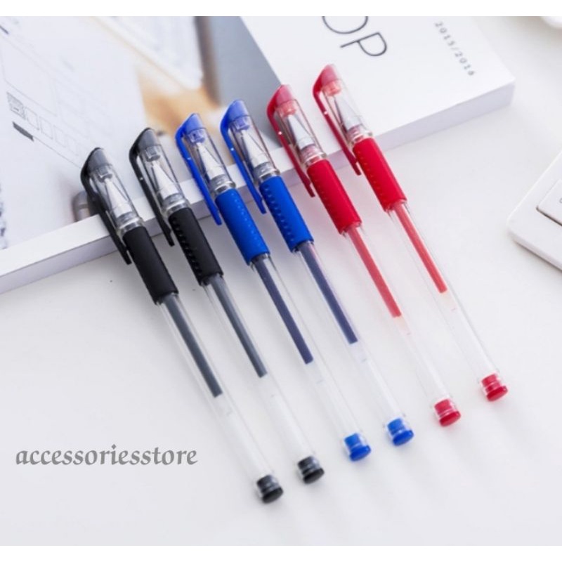 

Alat Tulis Kantor Pulpen Gel ink 0.5Mm Pena sekolah Tinta Cair