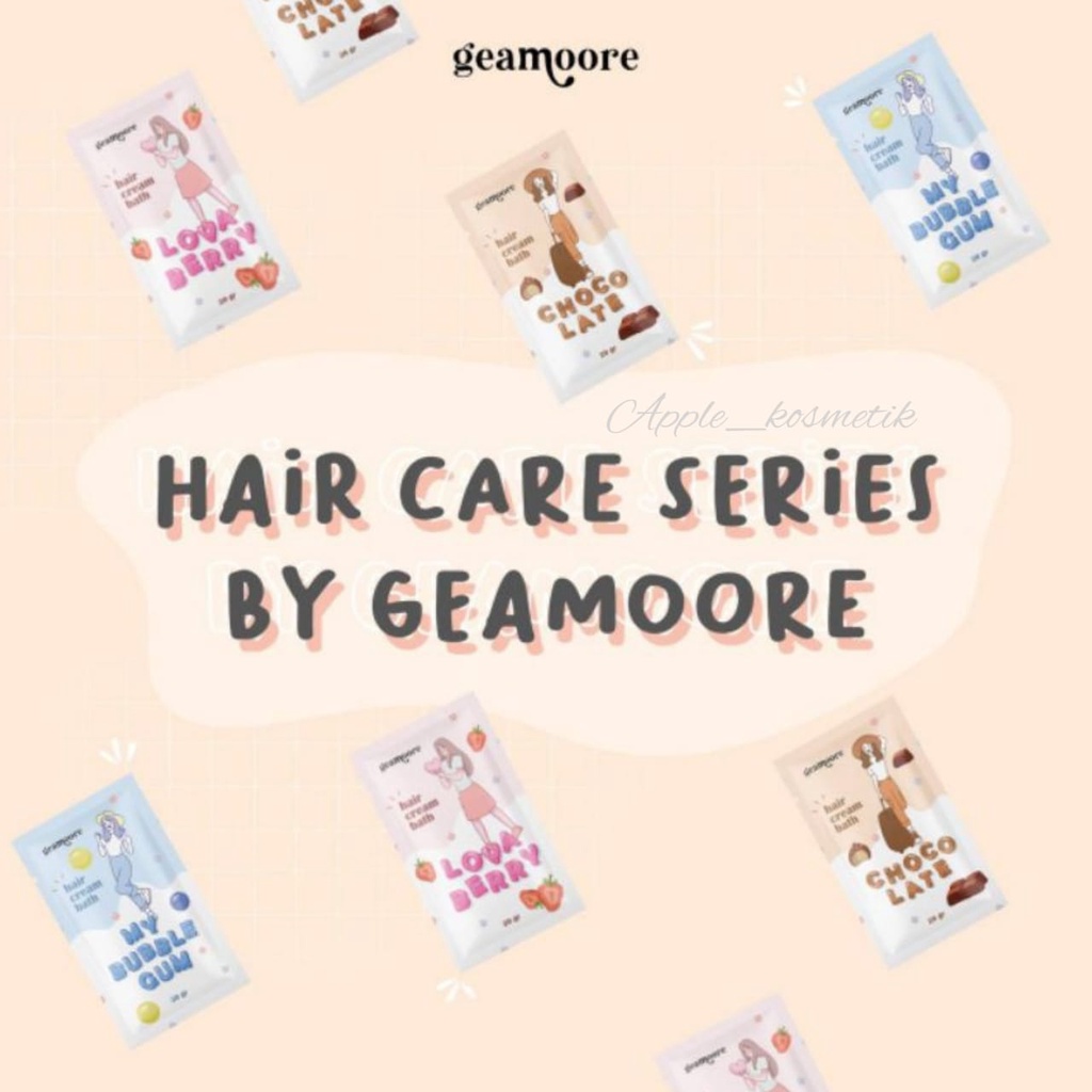 GEAMOORE Hair Creambath 20 _ g BUBBLE GUM (BPOM)