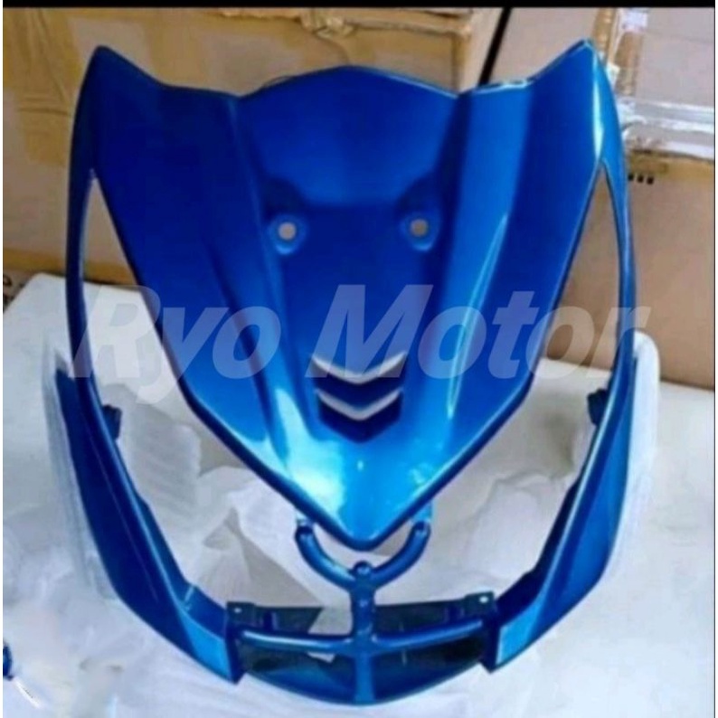 body beat fi injeksi.. cover dasi beat fi bodi tameng kap depan beat fi biru 2013-2014-2015-2016 cov