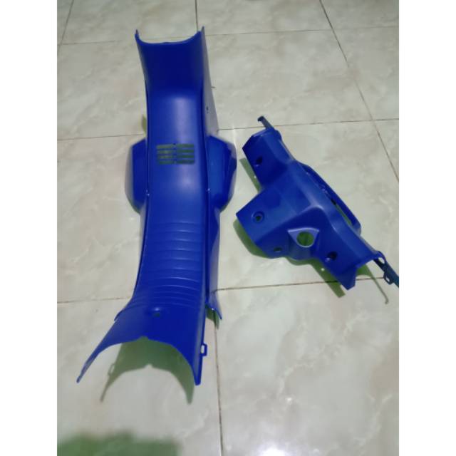 Legshield tengah dan batok belakang stang stir Honda Astrea grand Ungu bukan